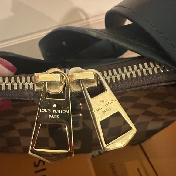 *AUTHENTIC* Louis Vuitton Damier Ebene Odeon PM Black - Picture 8 of 8